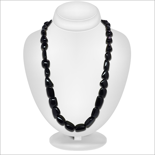 Black Onyx Tumble Stone Necklace By RAS JEWELS LIMITED LIABILITY PARTNERSHIP