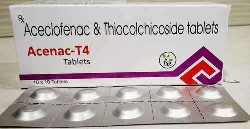 ACELOFENAC 100  THIOCOLCHICOSIDE 4 MG TAB
