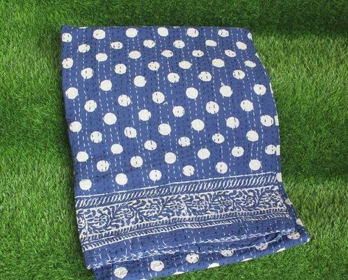 Indian Handmade Printed Soft Kantha Bedcover Age Group: Children