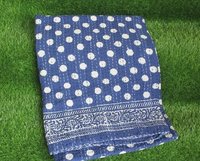Indian Handmade Printed Soft Kantha Bedcover