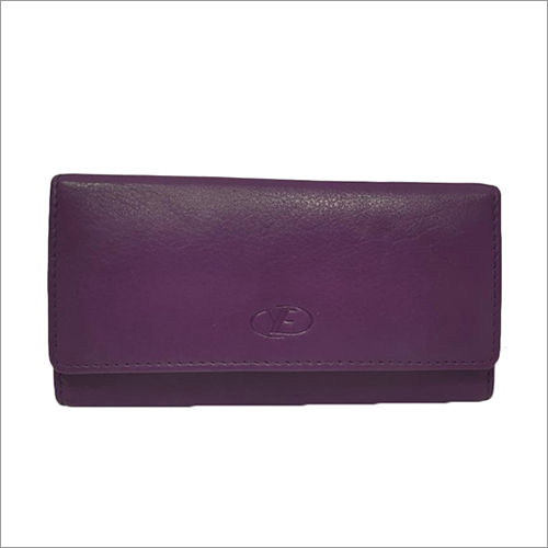 Purple Leather Manicure And Pedicure Case