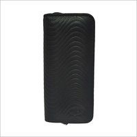 Black Leather Manicure And Pedicure Case