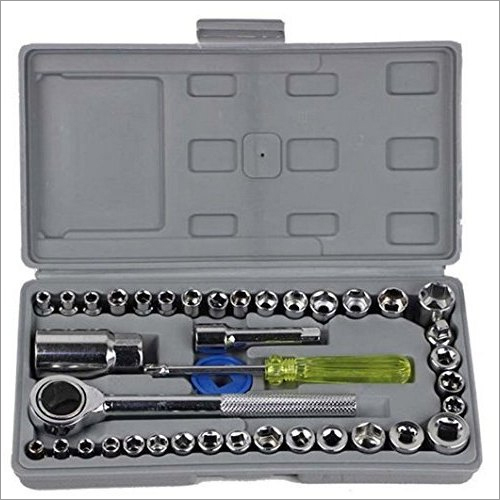 Generic Socket Tool Kit - 40 Pcs/Box | Stainless Steel, 1 Year Warranty