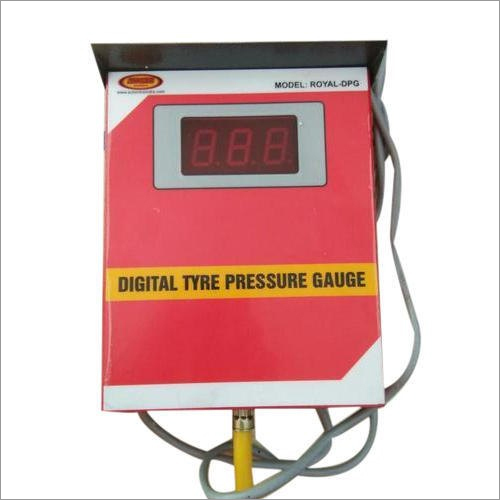 Red Dpg Digital Tyre Pressure Gauge
