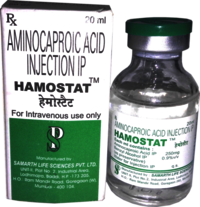 Aminocaproic Acid Injection - Liquid Formulation,  For Control Of Bleeding Associated With Fibrinolysis, Recommended Dosage As Directed By Physician, Store In Cool And Dry Place, Suitable For Adults And Women