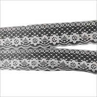 Nylon Net Lace - Embroidered Pattern One-Sided Design Available in Various Sizes