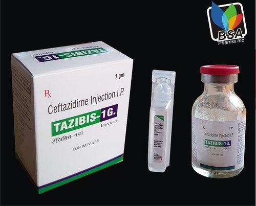 Ceftazidime Injection - Liquid Formulation for Effective Anti-Bacterial Treatment, Suitable for Women and Adults