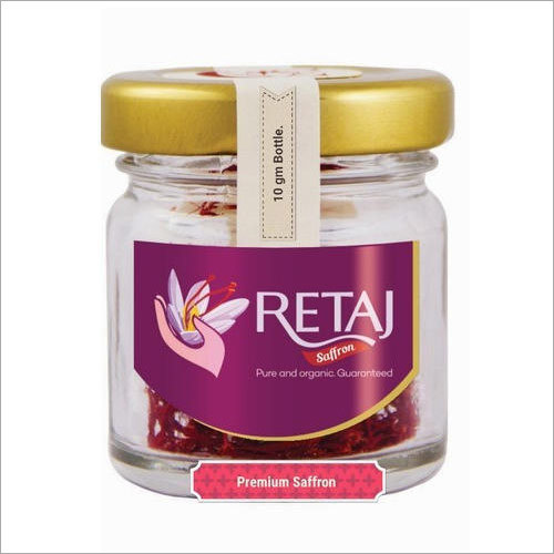Dried 10 Gm Retaj Organic Premium Kashmiri Saffron