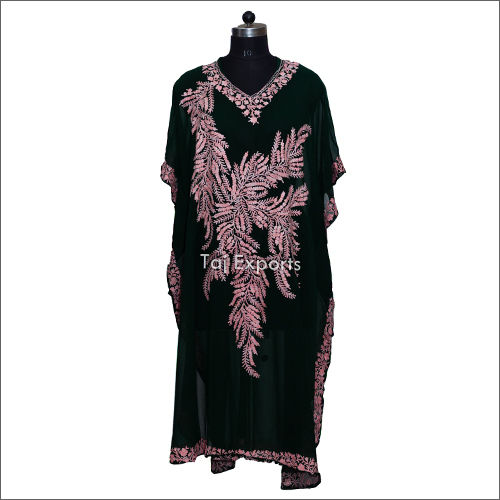 Black Ladies Fine Embroidery Kaftans