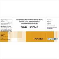 Lycopene Docosahexaenoic Acid Amino Acid Multivitamin And Multi Minerals Powder