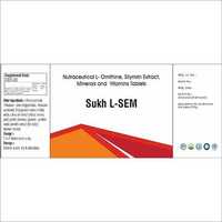 Nutraceutical L-Ornithine Silymrin Extract Minerals And Vitamins Tablets