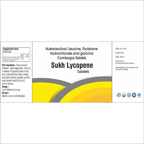 Nutraceutical Lleucine - Pyridoxne Hydrochloride And Garcinia Combogia Tablets