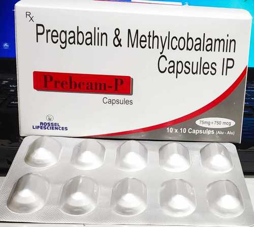  प्रीगैब्लिन 75Mg मिथाइलकोबालामिन 750Mcg सामान्य दवाएं