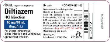 Diltiazem Hydrochloride Injection