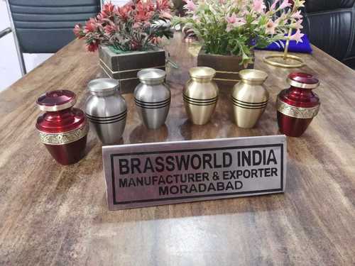 Brass Different Designed Of Keepsake Urn By Brassworld India