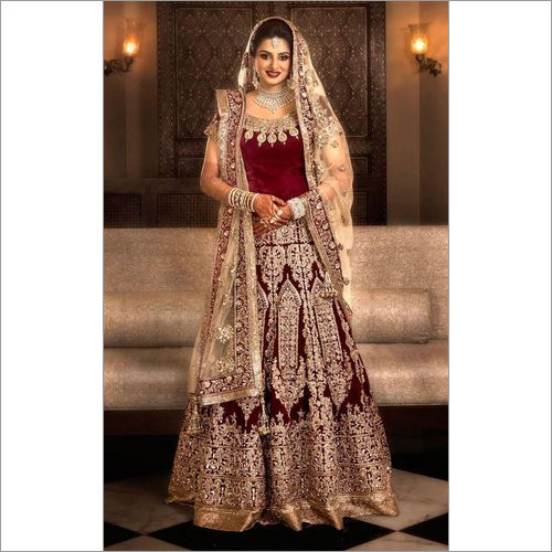 Maroon Lehenga