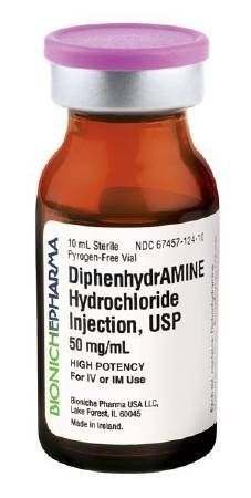 Diphenhydramine Hcl Injection