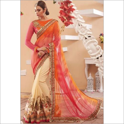 Bollywood Festive Wear Sarees - Color: Multicolor