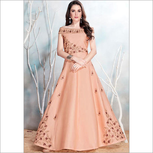 Ladies Floral Gown