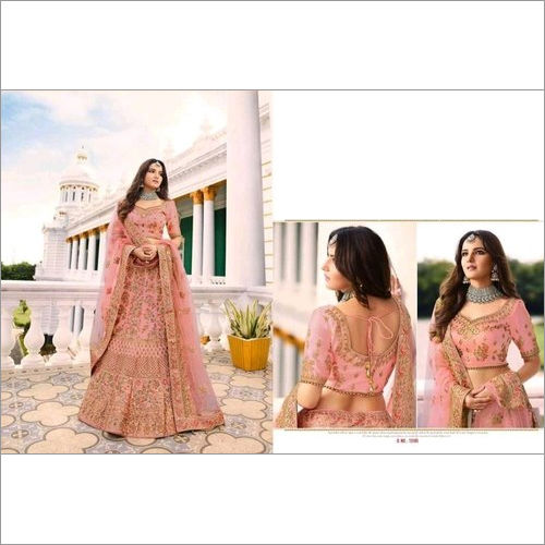 Ladies Peach Lehenga