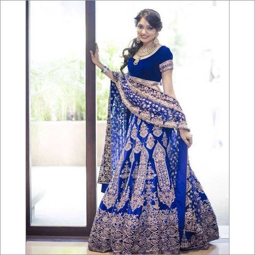 Ladies Multicolor Swarosvki Lehenga