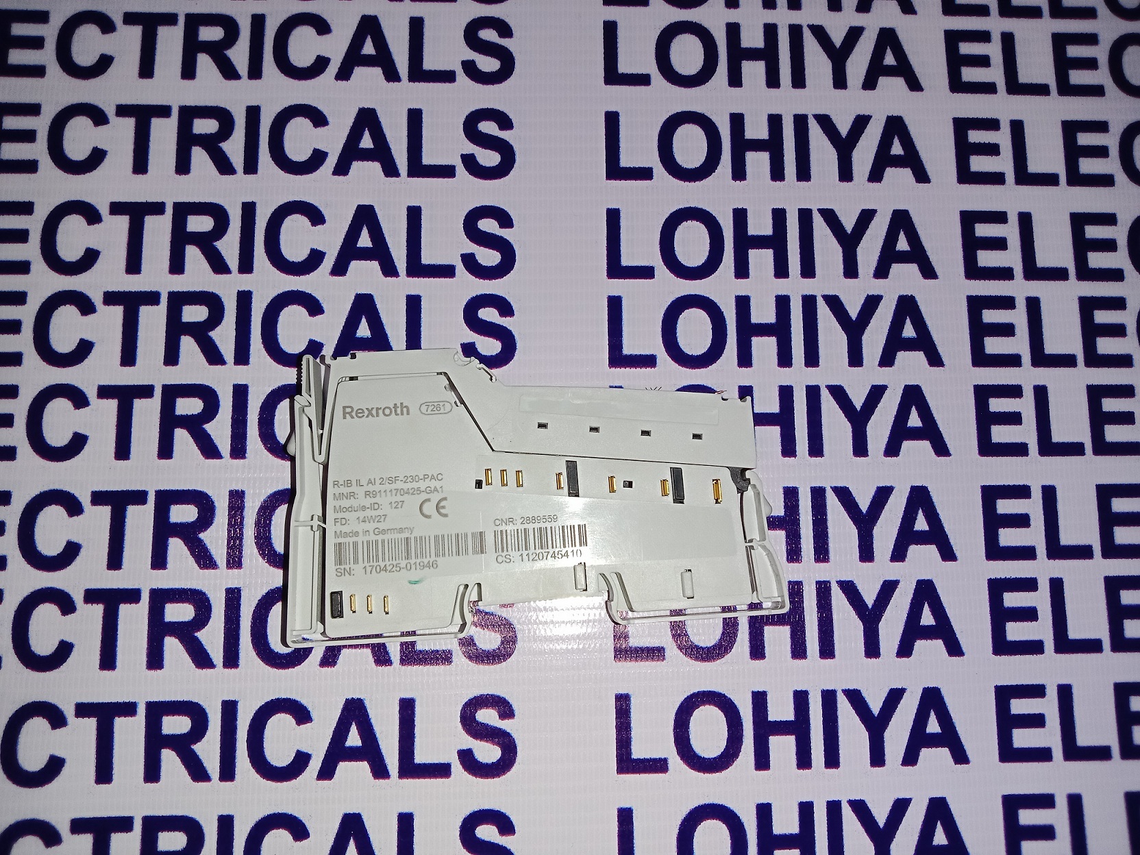 REXROTH INPUT MODULE R-IB IL AI 2/SF-230-PAC