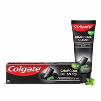 Colgate Charcoal Clean Black Gel Toothpaste - 120g | Bamboo Charcoal, Wintergreen Mint Flavor, Anti-cavity Care, Easy To Use, Soft Texture