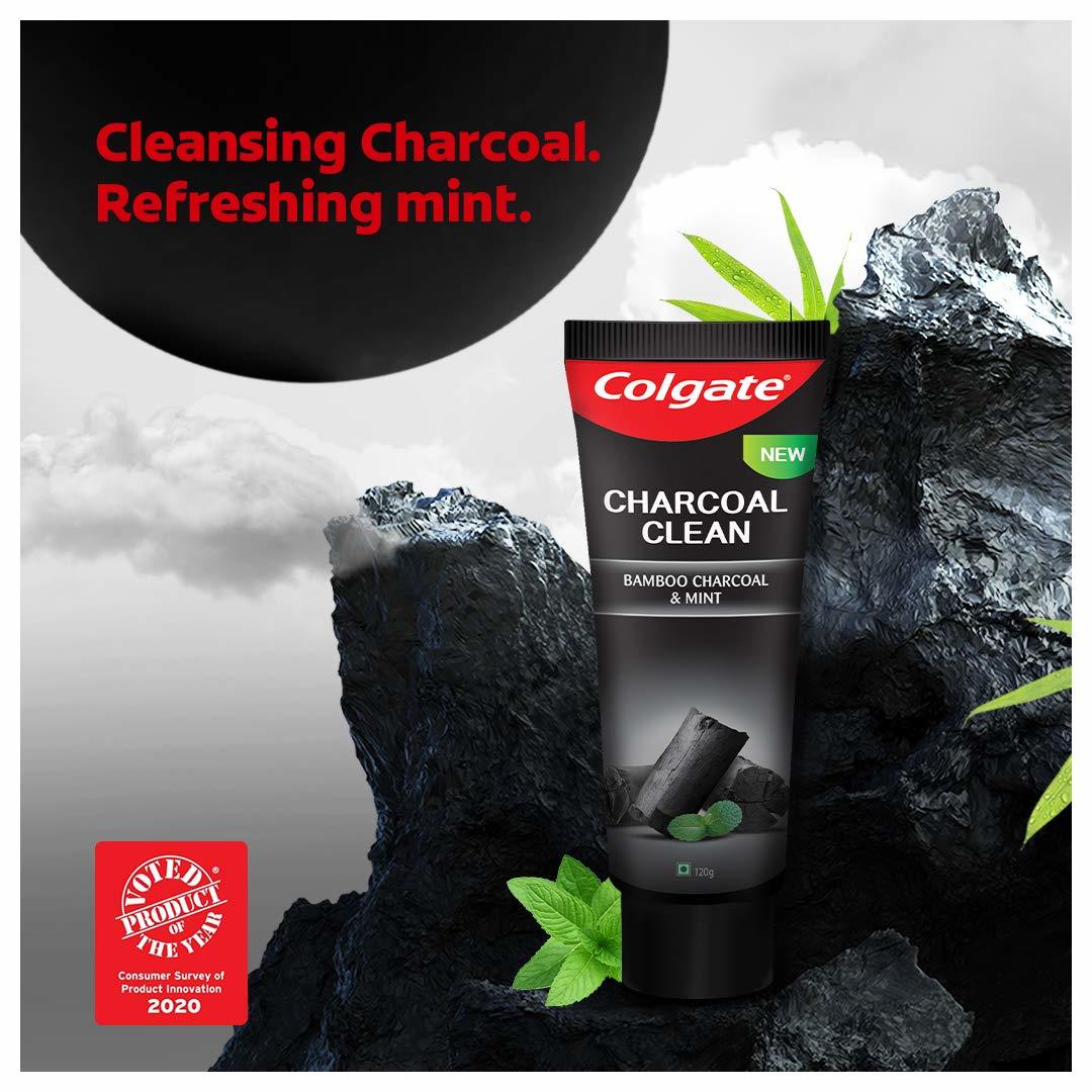 Colgate Charcoal Clean Black Gel Toothpaste - 120g