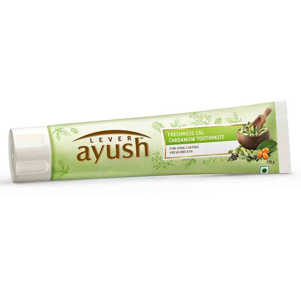 Ayush Freshness Gel Toothpaste (Cardamom) - 150 g