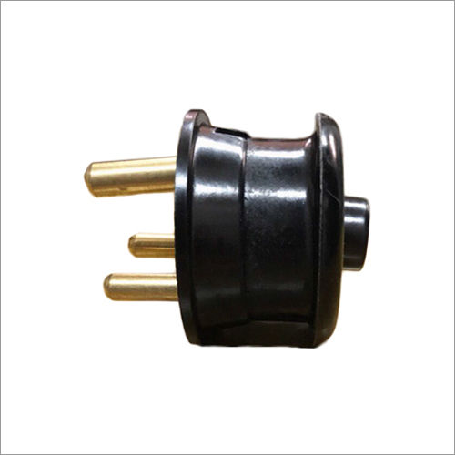 16A Bakelite Push Type 3 Pin Plug Top