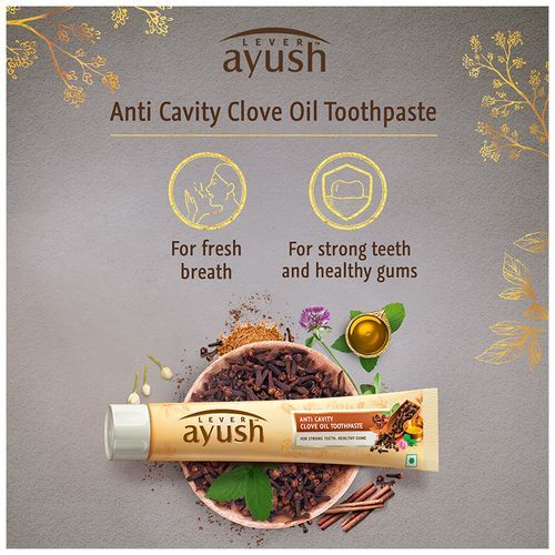 Lever Ayush Anti Cavity Clove Oil Toothpaste - 150 g