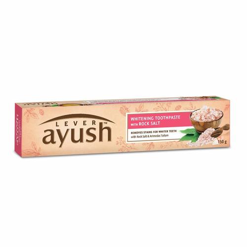 Ayush Whitening Toothpaste (Rock Salt)  - 150 G Provide Complete Care