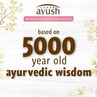 Ayush Whitening Toothpaste (Rock Salt)  - 150 g