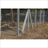 Cement Pol Chain Link Fencing