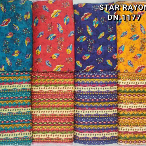 120gm Rayon Gold Printed Fabric Manufacturer,120gm Rayon Gold Printed Fabric  Supplier, Rajasthan,India