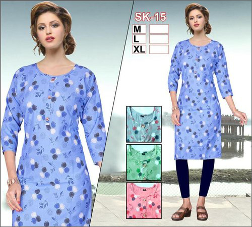 Ladies Fancy Printed Kurti