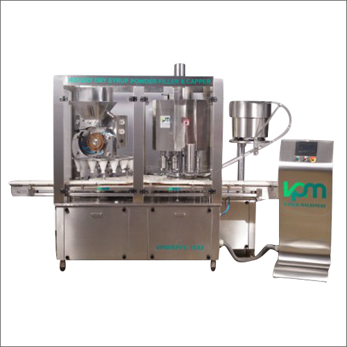 Eco Friendly Automatic Rotary Vacuumatric Dry Syrup Filling Machine