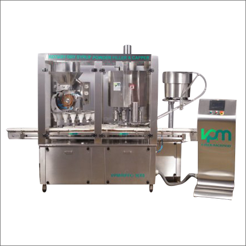 Automatic Rotary Vacuumatric Dry Syrup Filling Machine