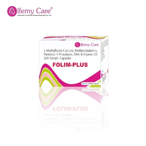 L-Methylfolate Calcium, Methylcobalamin, Pyridoxal 5-Phosphate, DHA & Vitamin D3 Soft Gelatin Capsules