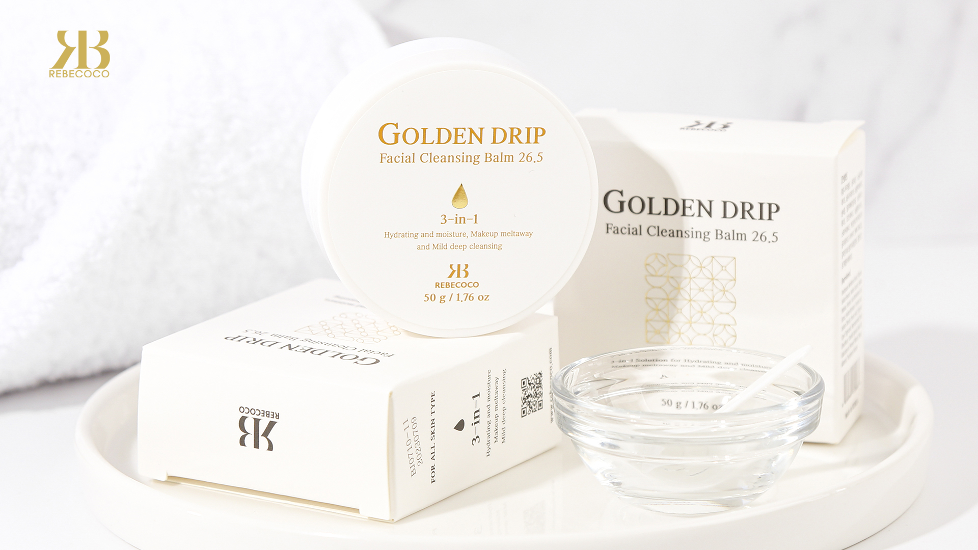 Golden Drip Facial Cleansing Balm 26.5