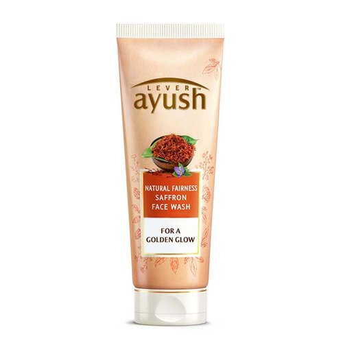 Lever Ayush Natural Saffron Face Wash - 80g