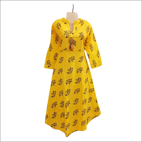 Indian Cotton Printed Gown