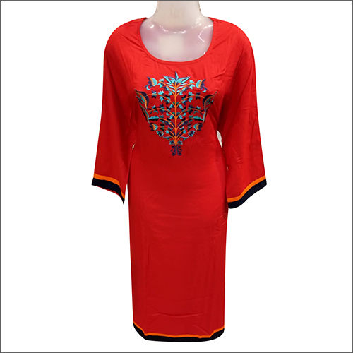 Ladies Fancy Rayon Kurti