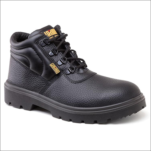 Black High Ankle Safety Shoes