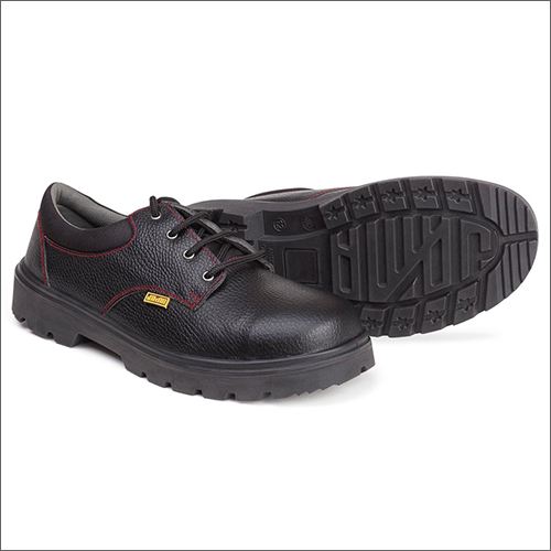 Black Lace Up Safety Shoes