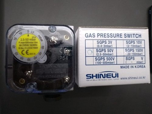 SHINEUI GAS PRESSURE SWITCH  2.5-50 MBAR