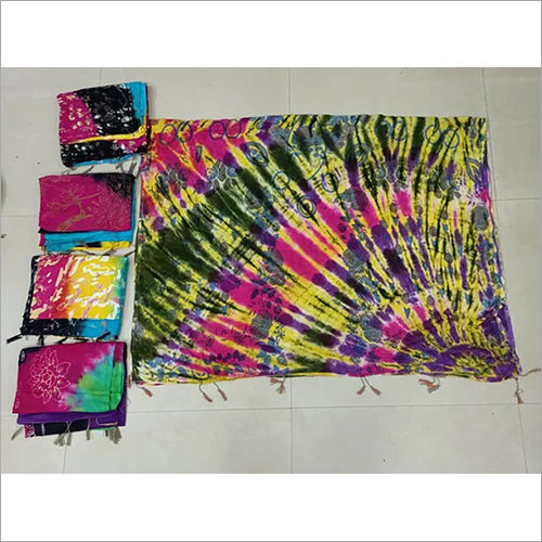 Rangoli And Discharge Rayon Dupatta