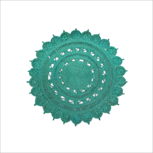 Hand Woven Jute Braided Round Carpet