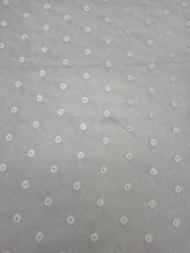 Embroidery Organza Fabric - Dyable, Soft & Lightweight Material | Available in Various Colors, Customizable Length for Garment Industries