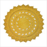 Hand Woven Jute Braided Round Carpet